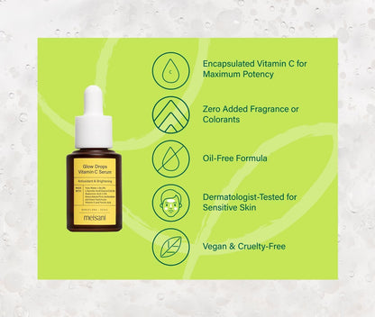 Meisani GLOW DROPS VITAMIN C SERUM, branco
