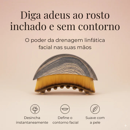 DrenaFace – Escova de Drenagem Linfática Facial