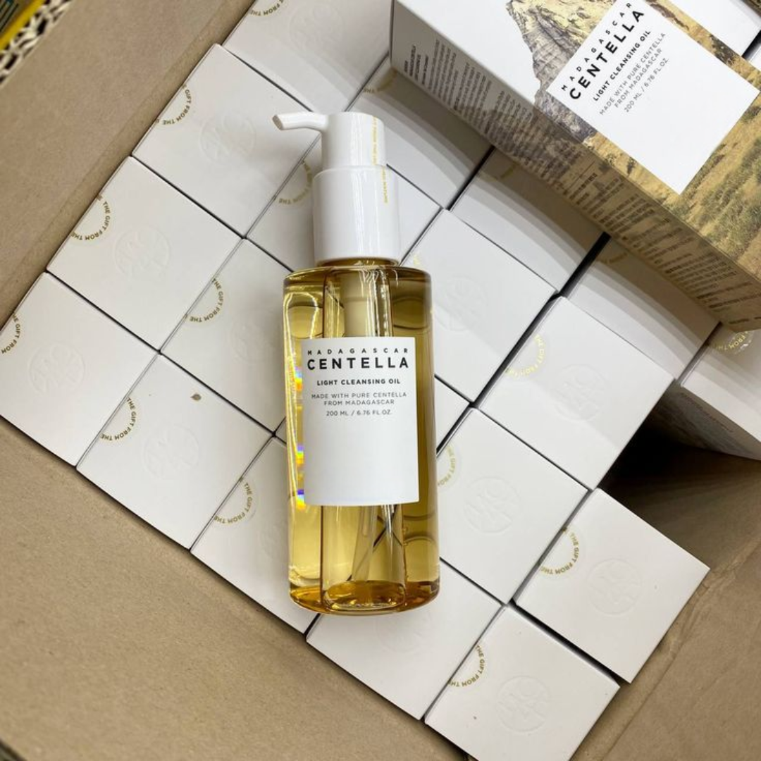 Centella Cleansing Oil - Óleo facial coreano removedor de cravos e impurezas