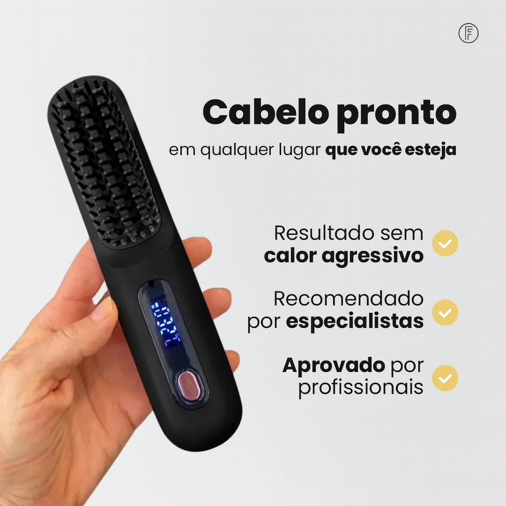 Escova Alisadora Portátil - BeautyMax Pro®