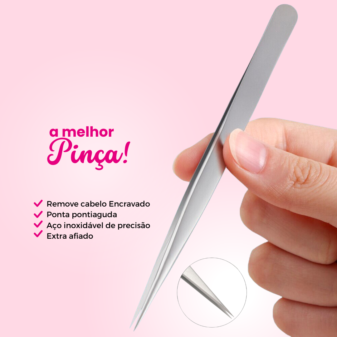 Pinça de Precisão - Remoção Fácil e Eficiente