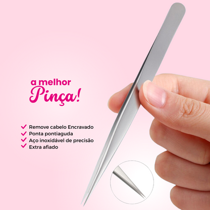 Pinça de Precisão - Remoção Fácil e Eficiente
