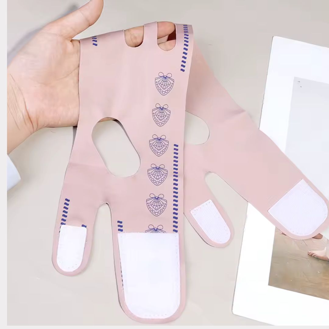 V- LiftUp - Máscara Coreana - Levanta o rosto, suaviza rugas e reduz papada