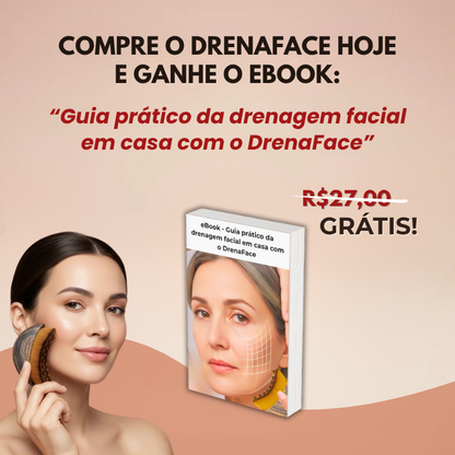 DrenaFace – Escova de Drenagem Linfática Facial
